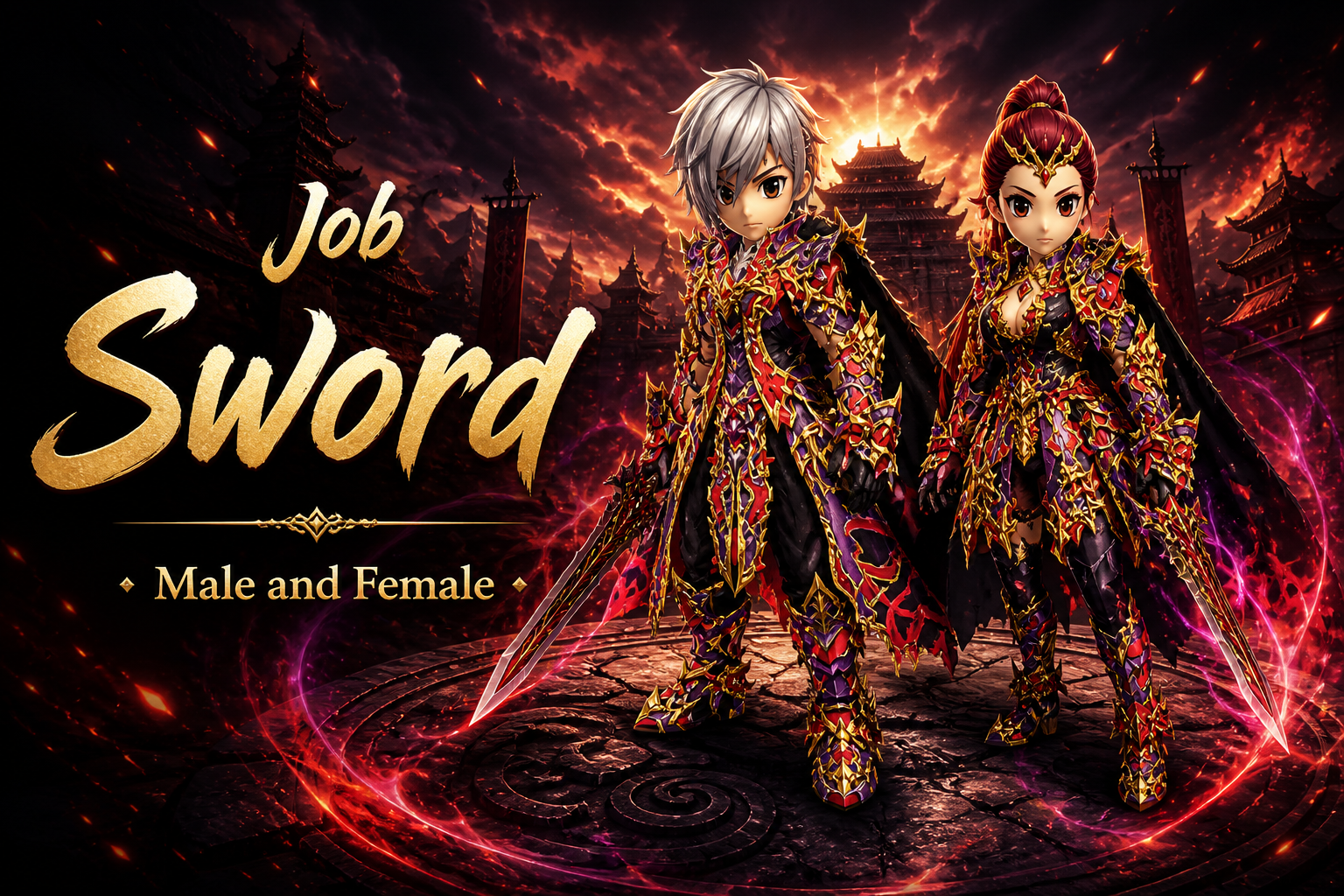 Yulgang Scarlet Indonesia | char sword cowok dan cewek aliran hitam